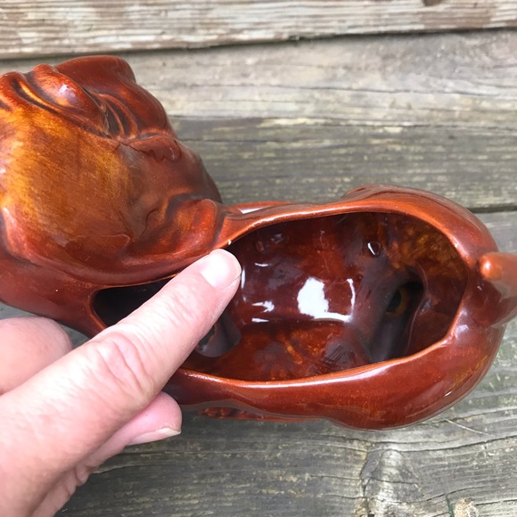 Mid Century Ceramic Dachsund Planter - Picture 5 of 6